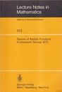 Spaces of Analytic Functions : Seminar Held at Kristiansand, Norway, June 9-14, 1975  