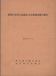 夏期只見川上流域水文気象調査総合報告  