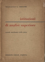 Istituzioni di Analisi Superiore  