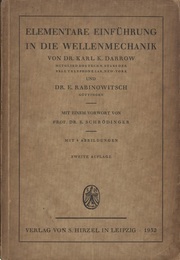 Elementare Einfuhrung in die Wellenmechanik 2nd Edition 