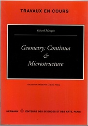 Geometry, Continua & Microstructure  