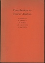 Contributions to Fourier Analysis  