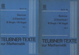 Seminar、 D. Eisenbud/ B. Singh/ W. Vogel : Vol. 1- 2  