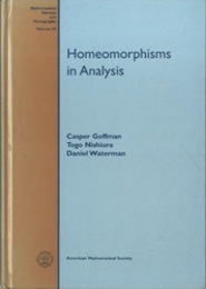 Homeomorphisms in Analysis  