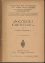 Analytische Fortsetzung  