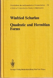 Quadratic and Hermitian Forms (英) 二次形式とエルミート形式 