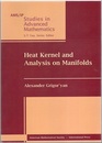 Heat Kernel and Analysis on Manifolds  