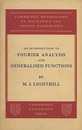 An Introduction to Fourier Analysis and Generalised Functions (Hard)  