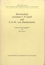 Briefwechsel zwischen Carl Friedrich Gauss und Eberhard August Wilhelm von Zimmermann (独) ガウスとツィンマーマンの往復書簡 