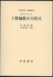 1階偏微分方程式  