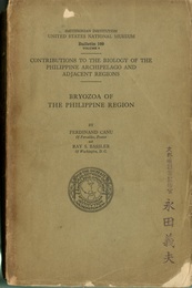Bryozoa Of The Philippine Region  