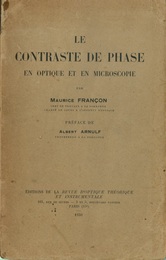 Le Contraste de Phase en Optique et en Microscopie  