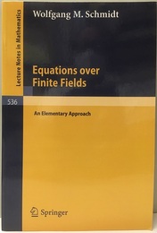Equations over Finite Fields an Elementary Approach  