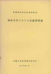 流体力学における非線型問題  