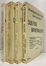 Mineralogical Society of America Short Course Notes Vol. 1-4 (1)Sulfide Mineralogy (2)Feldspar Mineralogy (3)Oxide Minerals (4)Mineralogy and Geology of Natural Zeolites
