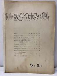 数学の歩み　Vol. 5/2 現代数学への緒言：志村五郎／入門講座：位相解析2（森毅）ほか 