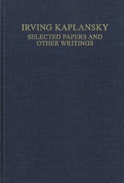 Selected Papers and Other Writings  