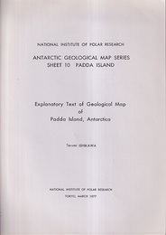 Antarctic Geological Map Series Sheet 10 Padda Island  
