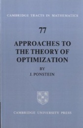 Approaches to the Theory of Optimization  