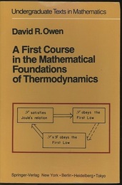 A First Course in the Mathematical Foundations of Thermodynamics  