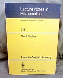 Complex Analytic Geometry  