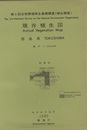 徳島県現存植生図　昭和58～61年度調査  