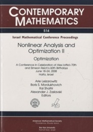 Nonlinear Analysis and Optimization 2 Optimization 