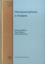 Homeomorphisms in Analysis  
