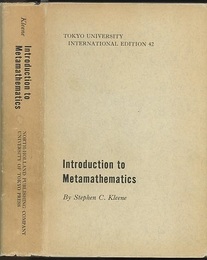 Introduction to Metamathematics (Hard) (英) 超数学入門（メタ数学入門） 