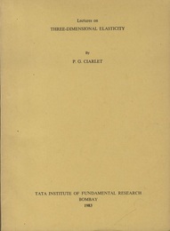 Lectures on Three-Dimensional Elasticity  