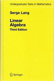 Linear Algebra : 3rd Edition (Hard) (英) ラング線形代数 