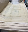 中村建築研究所（中村登一）資料一括 設計図・原図・青焼き・スケッチ・書簡ほか 