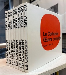 Le Corbusier Complete Works (OEuvres Completes) : 8 Volumes 英独仏3ヶ国語 (Hard) ①1910-29②1929-34③1934-38④1938-46⑤1946-52⑥1952-57⑦1957-65⑧The Last Works (洋) ル・コルビュジエ全作品集