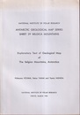Antarctic Geological Map Series Sheet 29 Belgica Mountains  
