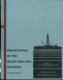 Proceedings of the Ocean Drilling Program : Vol.112 (Scientific Results-Peru Continental Margin) 20 Oct. 1986-25 Dec. 1986 