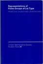 Representations of Finite Groups of Lie Type (Soft)  