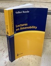 Lectures on Amenability  