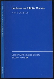 Lectures on Elliptic Curves (英) 楕円曲線入門 
