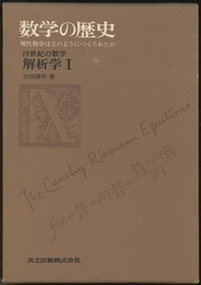 数学の歴史　9　19世紀の数学　解析学1 現代数学はどのようにつくられたか 