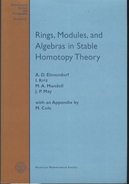 Rings, Modules, and Algebras in Stable Homotopy Theory (Soft)  