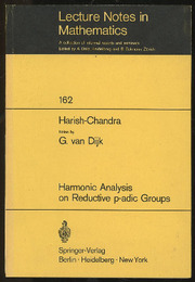 Harmonic Analysis on Reductive P-Adic Groups  
