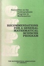 Recommendations for a General Mathematical Sciences Program  