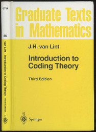 Introduction to Coding Theory : 3rd Edition (Hard)  