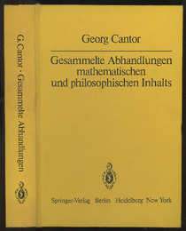 Gesammelte Abhandlungen Mathematischen und Philosophischen Inhalts (Hard) Mit erlauternden Anmerkungen sowie mit Erganzungen aus dem Briefwechsel Cantor-Dedekind (独) ゲオルグ・カントール全集
