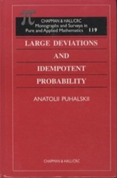 Large Deviations and Idempotent Probability (Hard)  