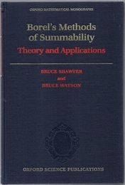 Borel’s Methods of Summability Theory and Applications (英) ボレル総和法