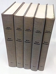 Henri Lebesgue Oeuvres Scientifiques : Vol. 1-5 (仏) アンリ・ルベーグ著作集 