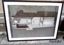高松伸　版画額 「織陣3 (Origin3)」 SHIN Takamatsu : Screen print 