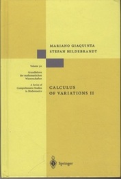 Calculus of Variations II The Hamiltonian Formalism 