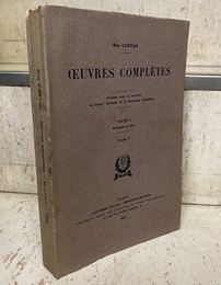 Oeuvres Completes : Partie 1 : Groupes de Lie : Vol. 1 (仏) エリー・カルタン数学全集：Pt.1 リー群論 Vol.1 